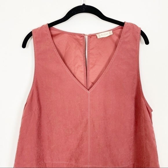 ALTAR’D STATE Salmon Pink Faux Suede Western Dress Medium Southwestern Boho - Picture 3 of 7